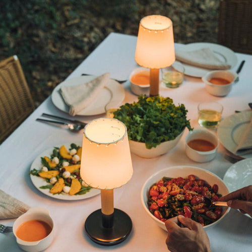 Santa & Cole Básica Mínima Batería Portable Table Lamp