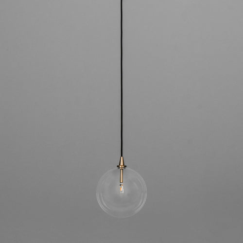 Schwung Glass Globe Pendant Light
