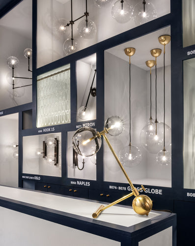 Schwung Glass Globe Pendant Light