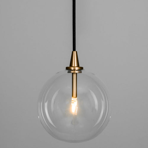Schwung Glass Globe Pendant Light