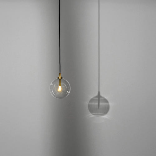 Schwung Glass Globe Pendant Light