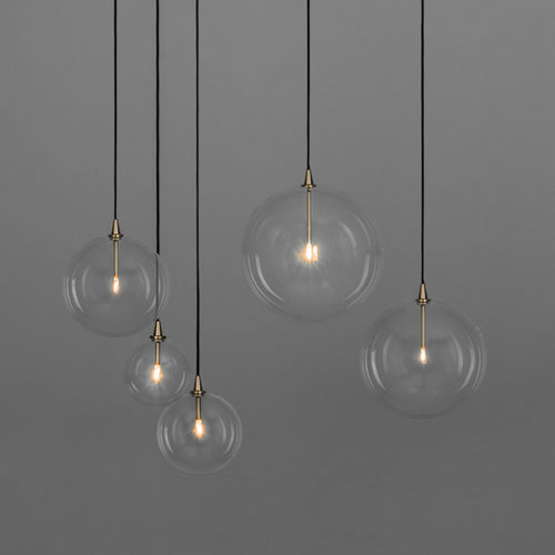 Schwung Glass Globe Pendant Light