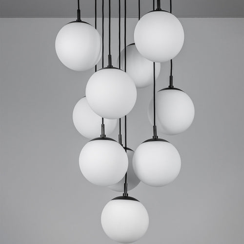 Schwung Globe Cluster 10 Chandelier