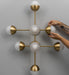Schwung Molecule 8 Ceiling / Wall Light