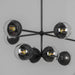 Schwung Molecule Linear Chandelier