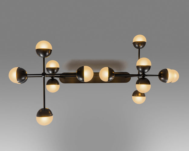 Schwung Molecule Linear Chandelier