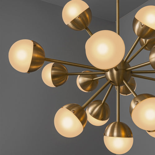 Schwung Molecule Spark Oval 17 Chandelier