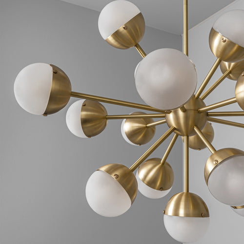 Schwung Molecule Spark Oval 17 Chandelier
