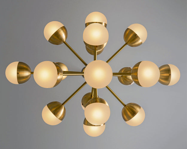 Schwung Molecule Spark Oval 17 Chandelier