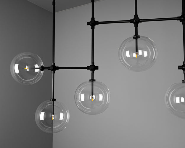 Schwung Soap B7 Large Chandelier