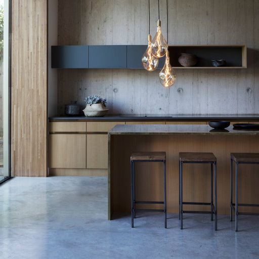 Tala Triple Brass Pendant with Voronoi III