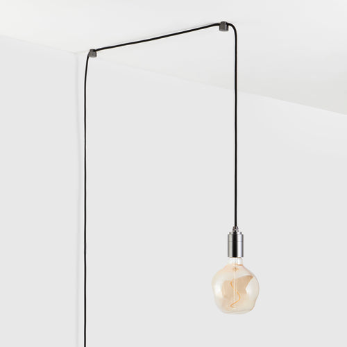 Tala Voronoi I Plug-In Pendant in Graphite