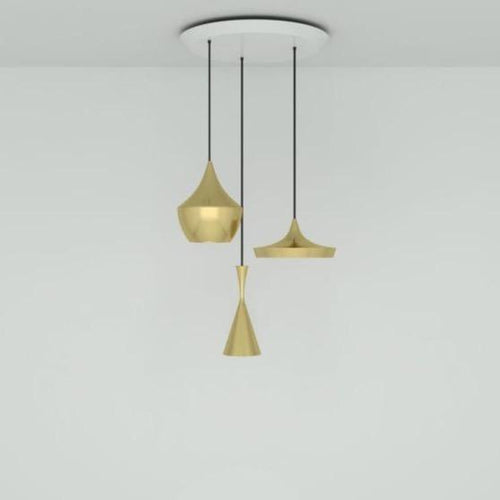 Tom Dixon Beat LED Trio Round Pendant System
