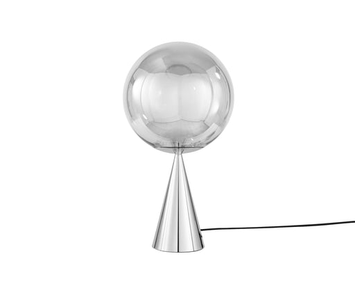 Tom Dixon Globe Cone Fat Table Lamp Silver