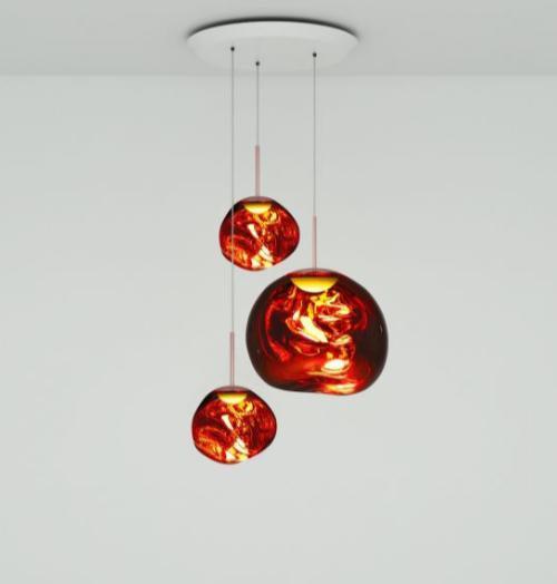 Tom Dixon Melt LED Trio Round Pendant System