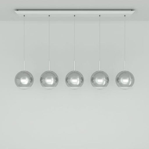 Tom Dixon Mirror Ball 25cm Linear Pendant System Silver