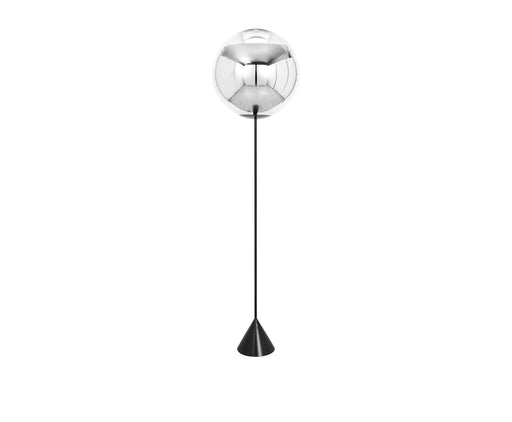 Tom Dixon Mirror Ball Cone Slim Floor Lamp Silver