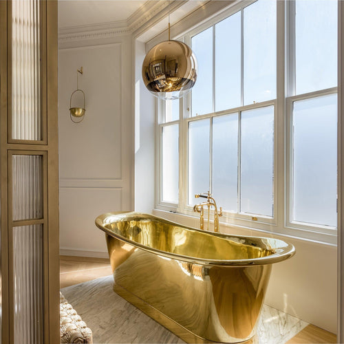 Tom Dixon Mirror Ball LED Pendant Light Gold