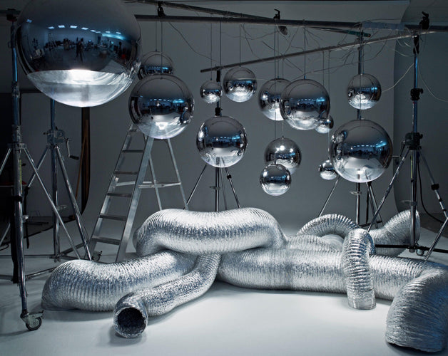 Tom Dixon Mirror Ball LED Pendant Light Silver