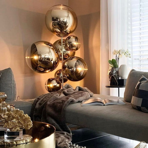 Tom Dixon Mirror Ball Stand Chandelier