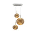 Tom Dixon Whirl Trio Round Pendant System