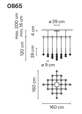 Vibia Algorithm Rectangular Suspension Light | Inspyer Lighting