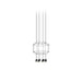 Vibia Wireflow Octogonal Suspension Light