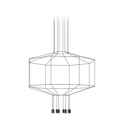 Vibia Wireflow Octogonal Suspension Light