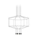 Vibia Wireflow Octogonal Suspension Light