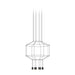 Vibia Wireflow Octogonal Suspension Light