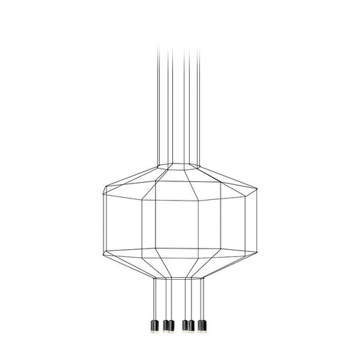 Vibia Wireflow Octogonal Suspension Light