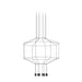 Vibia Wireflow Octogonal Suspension Light