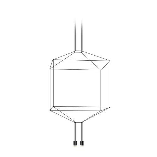 Vibia Wireflow Square Suspension Light