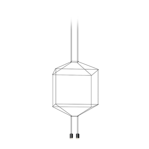 Vibia Wireflow Square Suspension Light