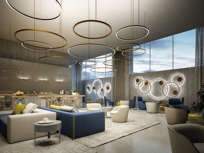 AxoLight U-Light ULA 120 Recessed Suspension Light