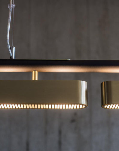 Bert Frank Colt Triple Pendant Light