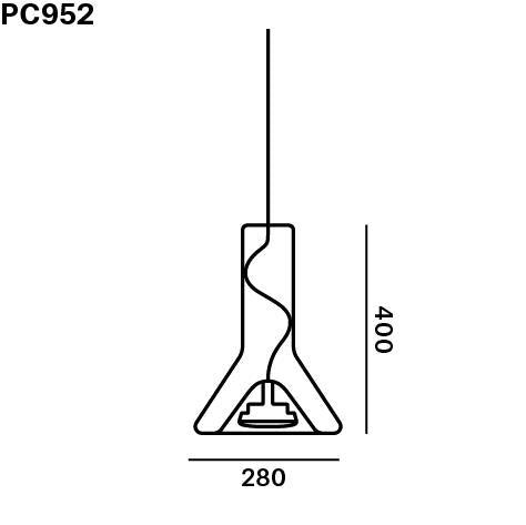 Brokis Whistle Pendant Light Small (PC952)