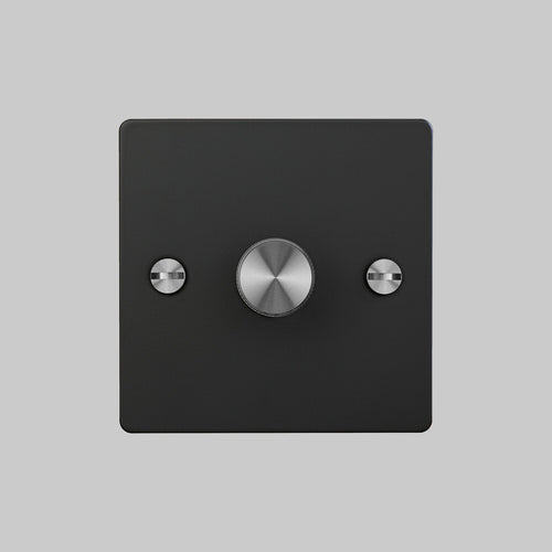 Buster + Punch 1G Black Dimmer Switch