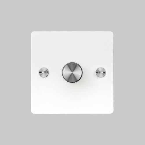 Buster + Punch 1G White Dimmer Switch