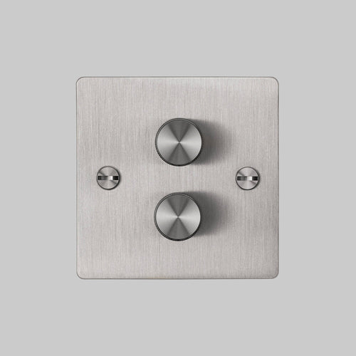 Buster + Punch 2G Steel Dimmer Switch