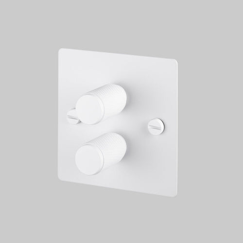Buster + Punch 2G White Dimmer Switch