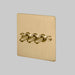 Buster + Punch Brass 3G Toggle Light Switch