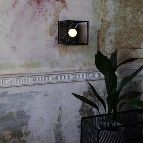 Buster + Punch Caged Small Wall Light Black