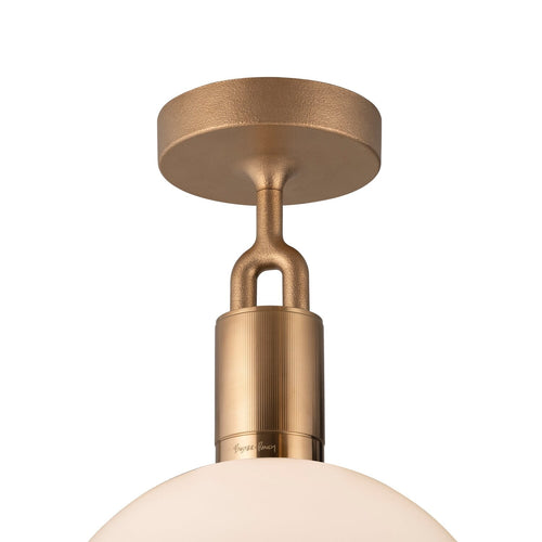 Buster + Punch Forked Ceiling Light Opal Globe