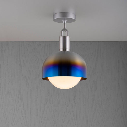 Buster + Punch Forked Ceiling Light Shade / Opal Globe