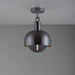 Buster + Punch Forked Ceiling Light Shade / Smoked Glass
