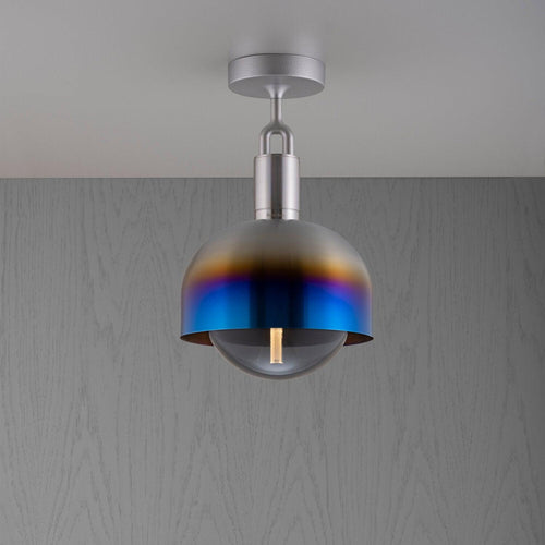 Buster + Punch Forked Ceiling Light Shade / Smoked Glass