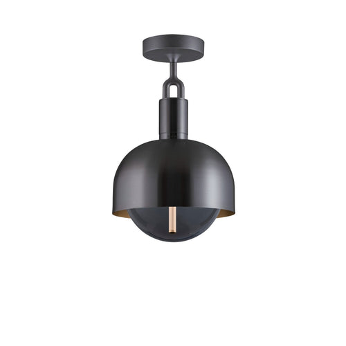 Buster + Punch Forked Ceiling Light Shade / Smoked Glass