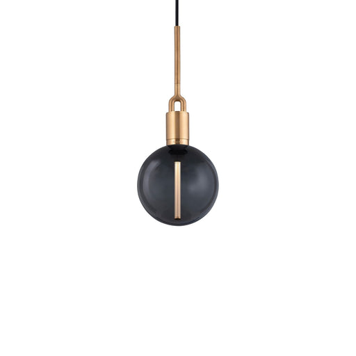 Buster + Punch Forked Pendant Light Smoked Globe