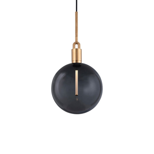 Buster + Punch Forked Pendant Light Smoked Globe